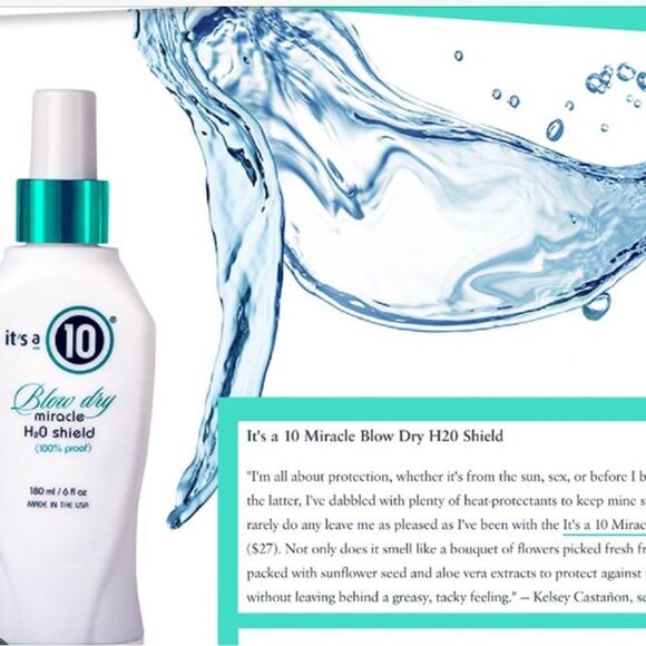 It’s A 10 Blow Dry Miracle H2O Shield - Picture 6 of 8